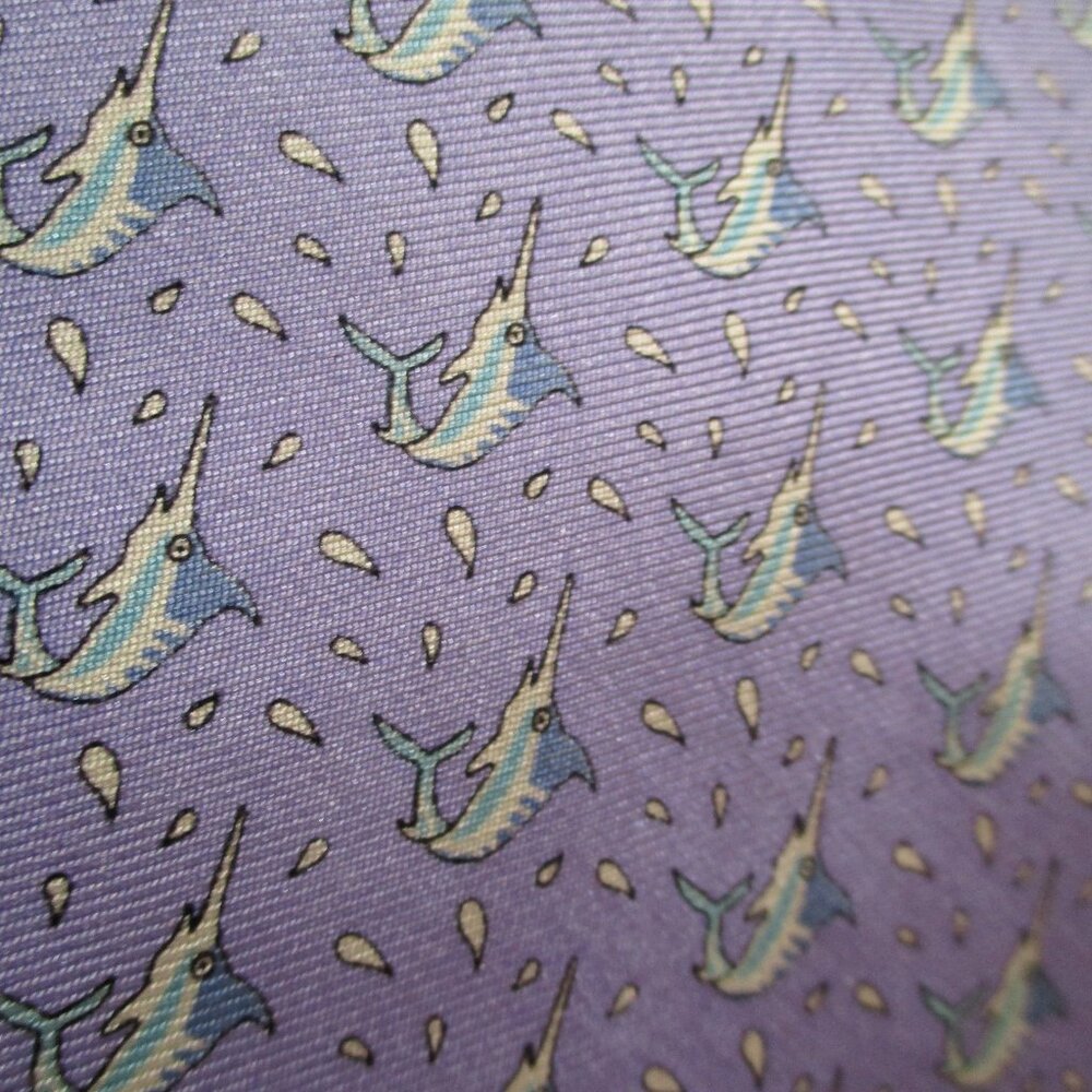 Mens Vinyard Vines Swordfish Necktie NWT - Picture 2 of 4